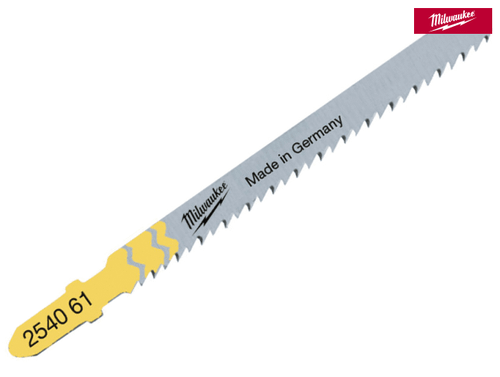 Milwaukee - Wood Clean & Splinter Free Jigsaw Blades Pack of 5 T101B