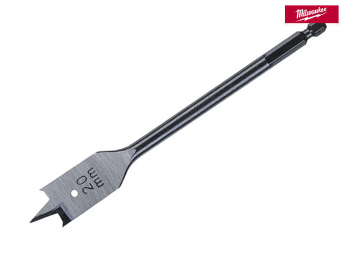 Milwaukee - Flat Wood Drill Bit 20mm x 160mm