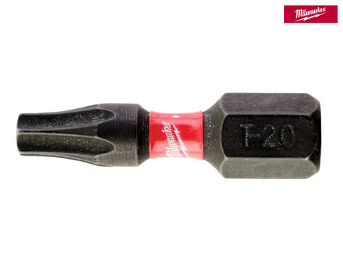 Milwaukee - SHOCKWAVE™ Impact Duty Bits TX20 25mm (Pack 25)