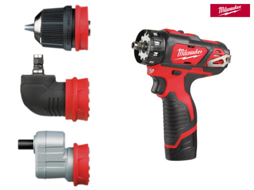 Milwaukee - M12 BDDX KIT-202C Removeable Chuck Drill Driver 12V 2 x 2.0Ah Li-Ion