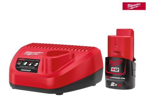 Milwaukee - M12 NRG-201 Energy Kit 12V 1 x 2.0Ah Li-Ion