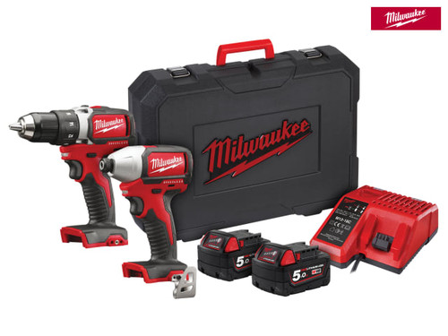 Milwaukee - M18 BLPP2A2 Brushless Twin Pack 18V 2 x 5.0Ah Li-ion