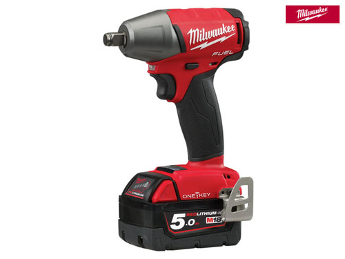 Milwaukee - M18 ONEIWF12-502X Fuelâ„¢ ONE-KEYâ„¢ 1/2in FR Impact Wrench 18V 2 x 5.0Ah