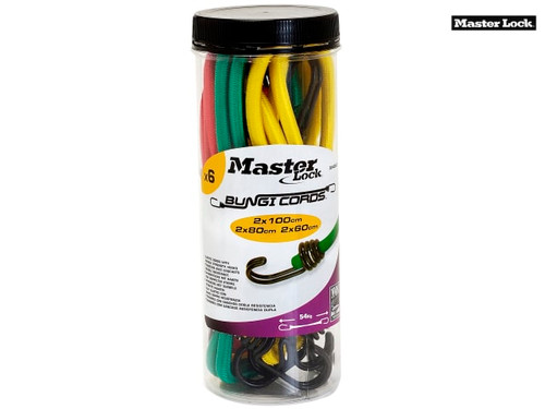 Master Lock - Bungee Jar 6 Pieces