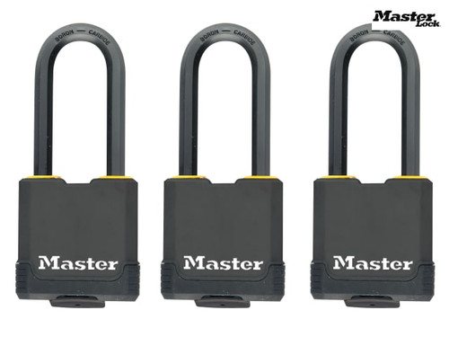 Master Lock - Excell™ Weather Tough 45mm Padlock 4-Pin- Keyed Alike x 3