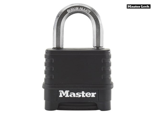 Master Lock - Excell™ 4-Digit Black Finish Combination 50mm Padlock