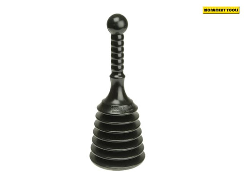 Monument - 1460Y One Piece Handy Plunger Black 100mm (4in)
