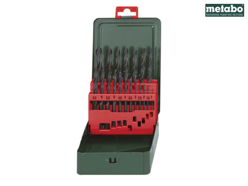 Metabo - HSS-R Drill Bit Set of 19 1-10mm