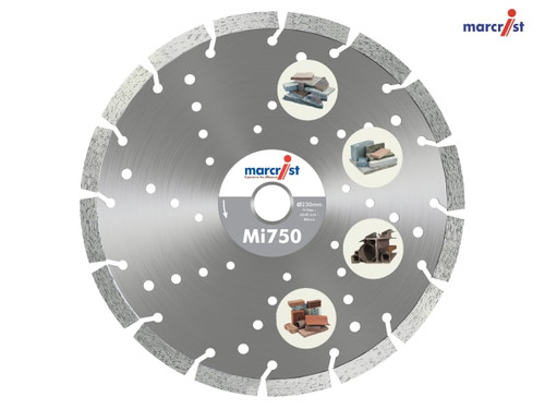 Marcrist - Mi750 Diamond Blade Long Life Universal Cut 300 x 22.2mm