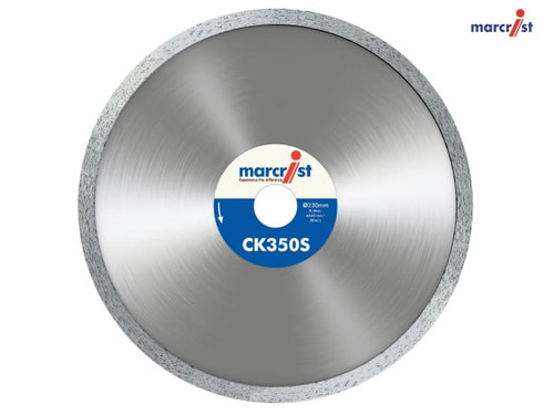 Marcrist - CK350 Smooth Rim Diamond Blade Tile Cut 115 x 22.2mm