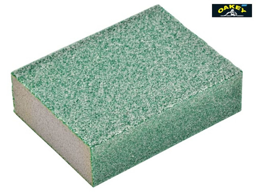 Oakey - Liberty Green Sanding Block Medium/Coarse (1)