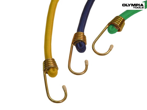 Olympia - Bungee Cord Yellow 120cm 6 Piece