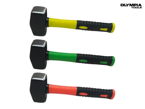 Olympia - Hi-Vis Fibreglass Club Hammer 1.1kg (2.5lb)