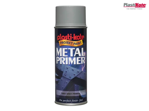 PlastiKote - Metal Primer Spray Grey 400ml