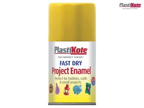 PlastiKote - Fast Dry Enamel Aerosol Buttercup Yellow 100ml