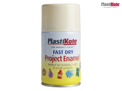 PlastiKote - Fast Dry Enamel Aerosol Crème De La Crème 100ml