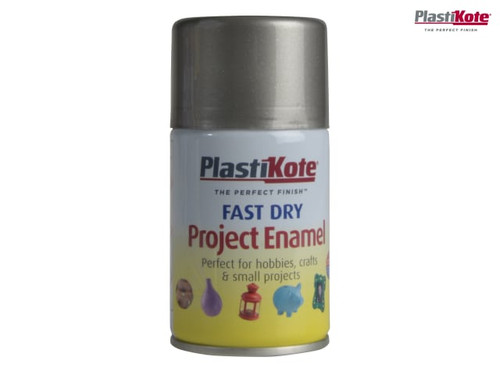 PlastiKote - Fast Dry Enamel Aerosol Pewter 100ml