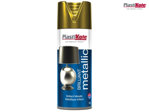 PlastiKote - Brilliant Metallic Spray Gold 400ml