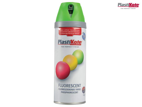 PlastiKote - Twist & Spray Fluorescent Green 400ml
