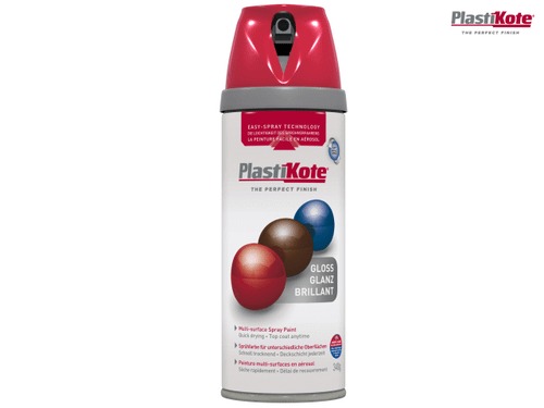 PlastiKote - Twist & Spray Gloss Bright Red 400ml