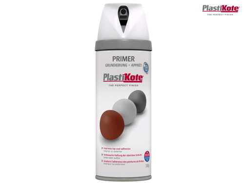 PlastiKote - Twist & Spray Primer White 400ml