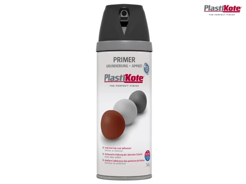 PlastiKote - Twist & Spray Primer Black 400ml