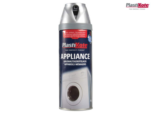 PlastiKote - Twist & Spray Appliance Enamel Satin Chrome 400ml