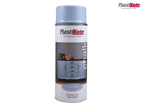 PlastiKote - Chalk Finish Spray Frost Blue 400ml
