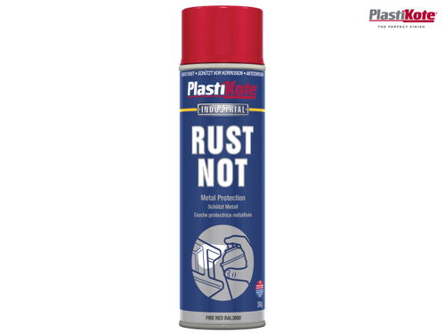 PlastiKote - Rust Not Spray Matt Red 500ml