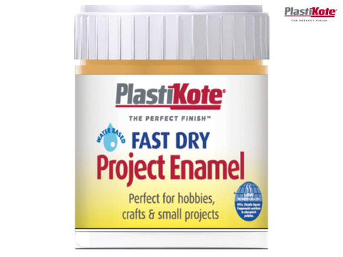 PlastiKote - Fast Dry Enamel Paint B11 Bottle Sunshine Yellow 59ml