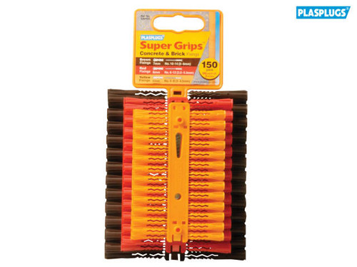 Plasplugs - SAP 505 Solid Wall Super Grips™ Fixings Assorted (150)