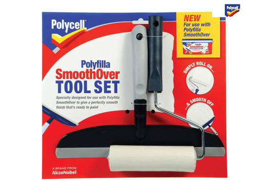 Polycell - SmoothOver Tool Set Roller & Spreader