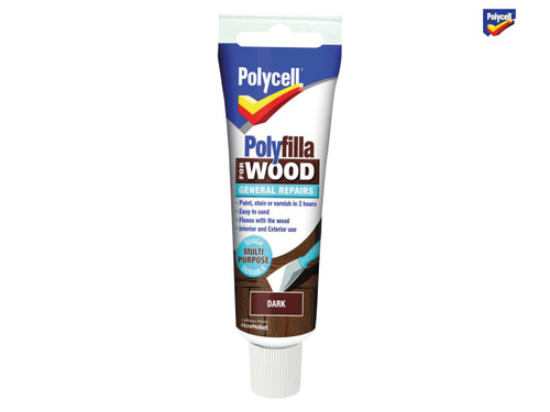 Polycell - Polyfilla For Wood General Repairs Tube Dark 75g