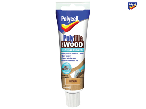Polycell - Polyfilla For Wood General Repairs Tube Medium 330g