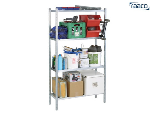 Raaco - S450-31 Galvanised Shelving with 4 Shelves