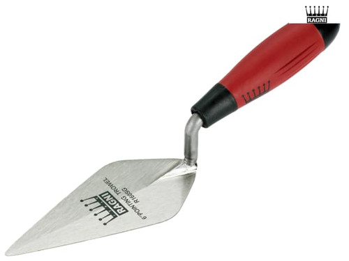 Ragni - Pointing Trowel London Pattern Soft Grip Handle 6in