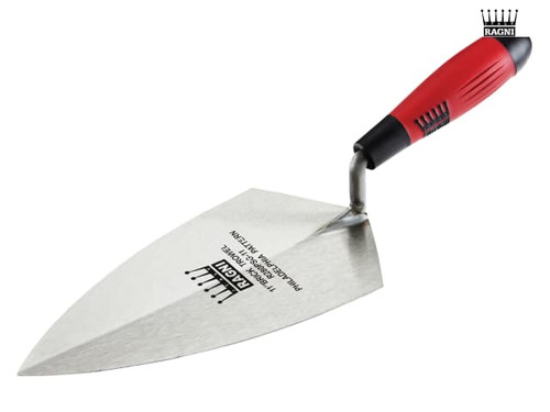 Ragni - Philadelphia Pattern Brick Trowel Soft Grip Handle 11in