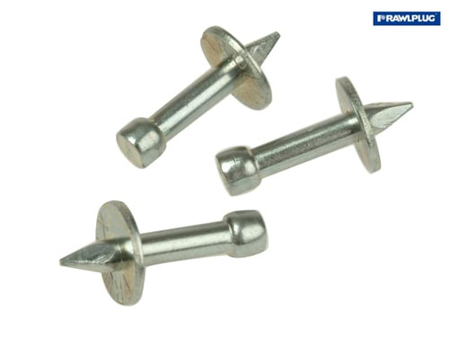 Rawlplug - 04 050 Washered Masonry Nails 3.7 x 40mm Pack of 100