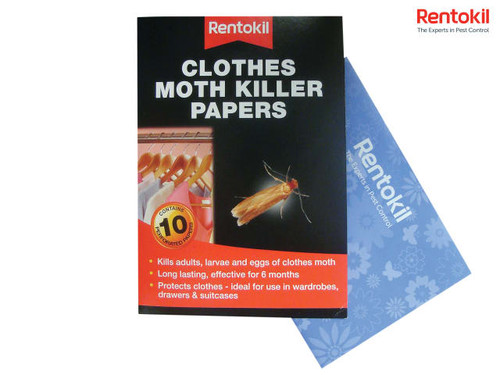Rentokil - Clothes Moth Papers Pack of 10