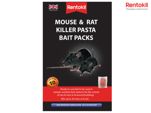 Rentokil - Mouse & Rat Killer Pasta Bait 10 Sachets