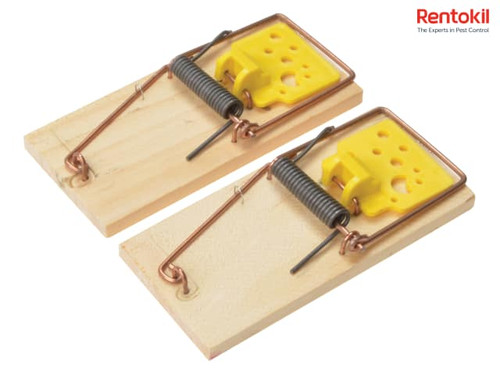 Rentokil - Wooden Mouse Traps Twin Pack