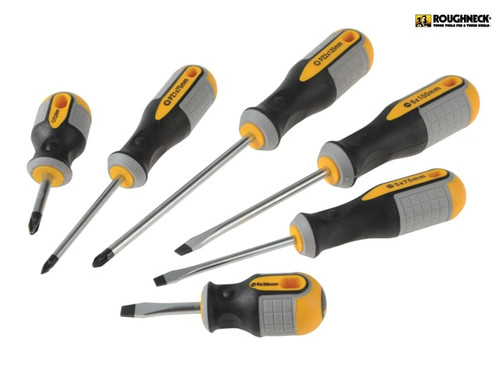 Roughneck - Screwdriver Set 6 Piece SL/PZ