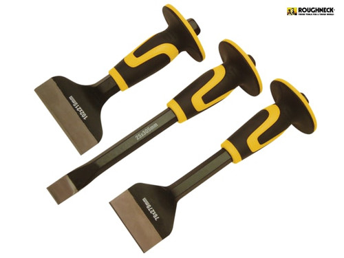 Roughneck - Chisel & Bolster 3 Piece Set 76 x 254mm  70 x 216mm  & 254 x 25mm