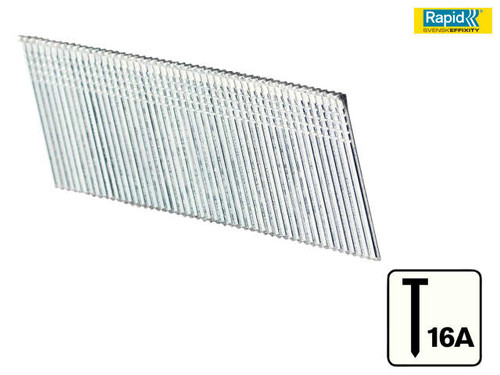 Rapid - 16A 20° Stainless Steel Brad Nails 50mm Box of 2 000