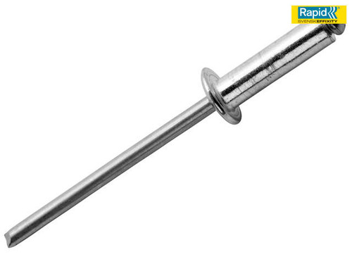Rapid - Standard Aluminium Rivets 4.8 x 10mm (Bag of 100)