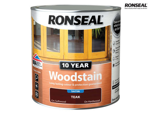 Ronseal - 10 Year Woodstain Teak 750ml