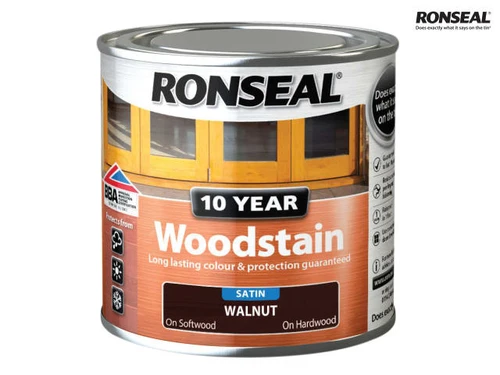 Ronseal - 10 Year Woodstain Walnut 250ml