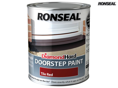 Ronseal - Diamond Hard Doorstep Paint Tile Red 750ml
