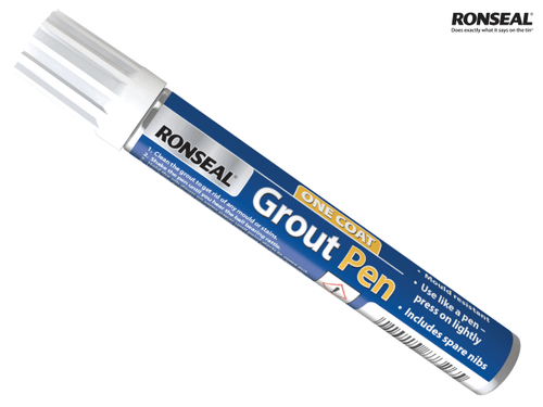 Ronseal - One Coat Grout Pen Brilliant White 7ml