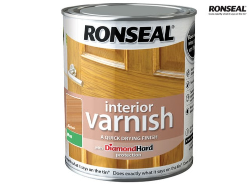 Ronseal - Interior Varnish Quick Dry Matt Beech 250ml